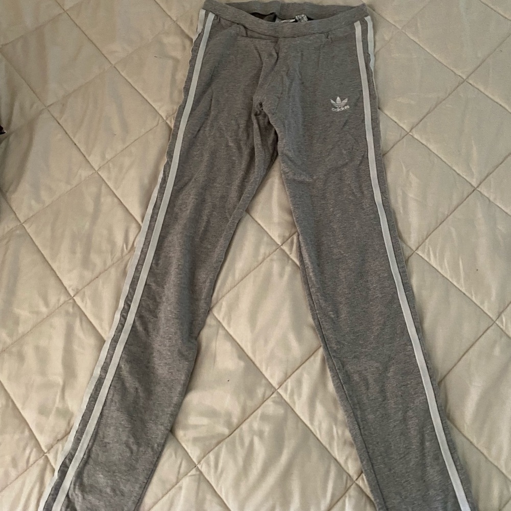 Gray adidas leggings